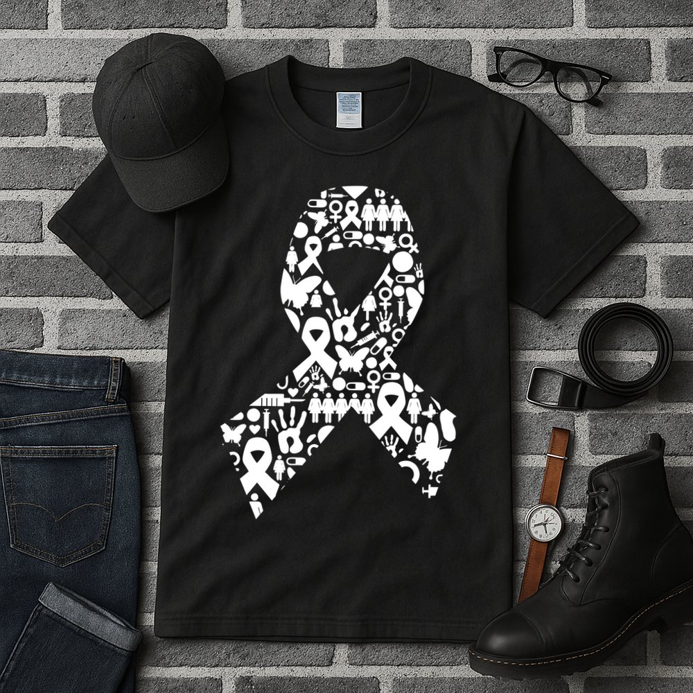 Ribbon Of Support Breast Cancer Tall T-Shirt