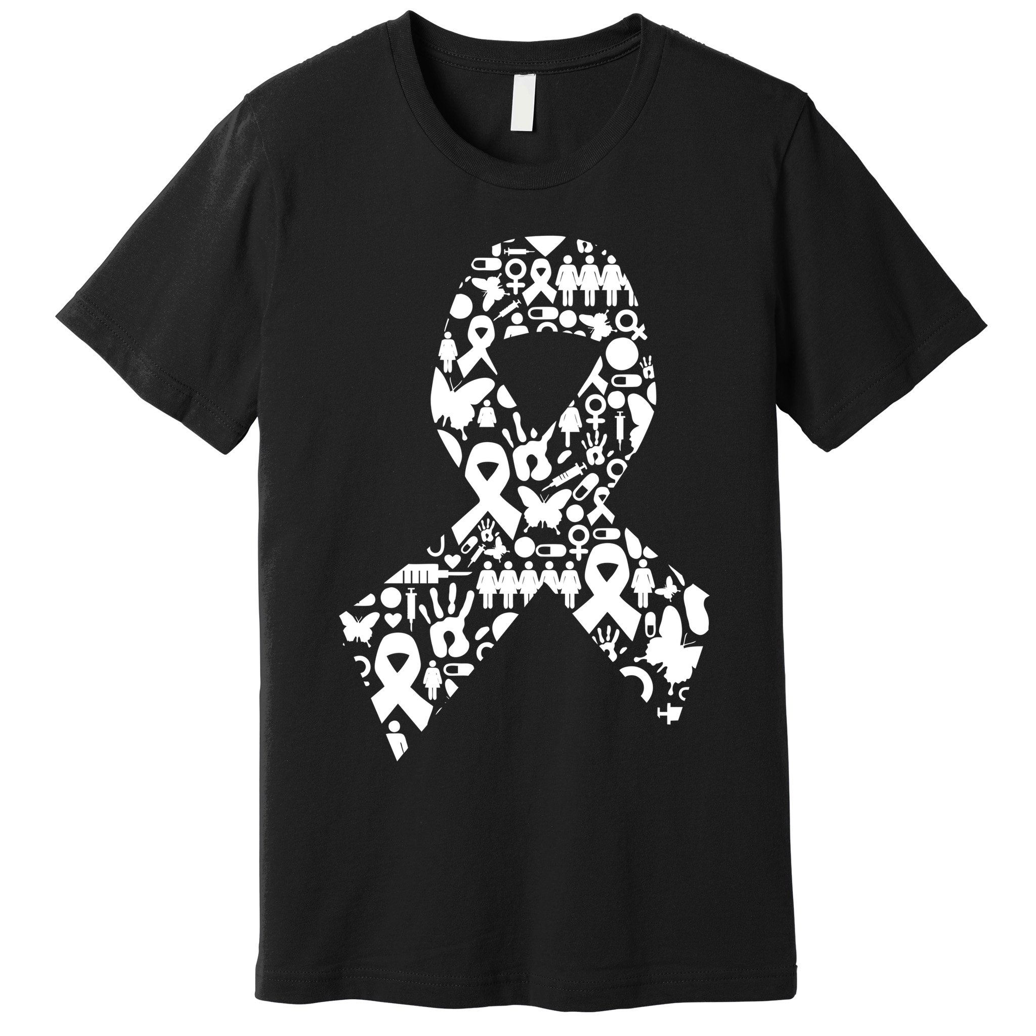 Ribbon Of Support Breast Cancer Premium T-Shirt