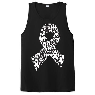 Ribbon Of Support Breast Cancer PosiCharge Competitor Tank