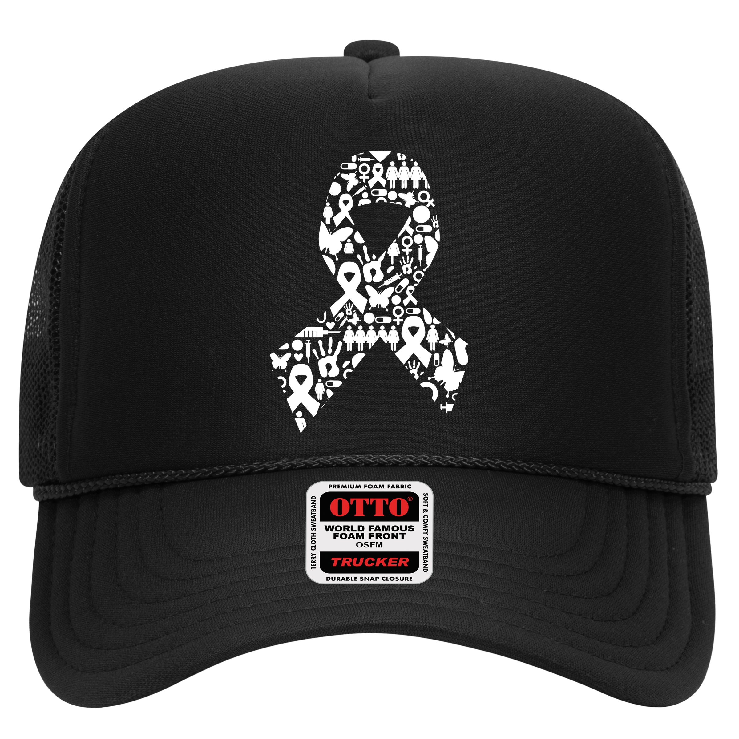 Ribbon Of Support Breast Cancer Hat