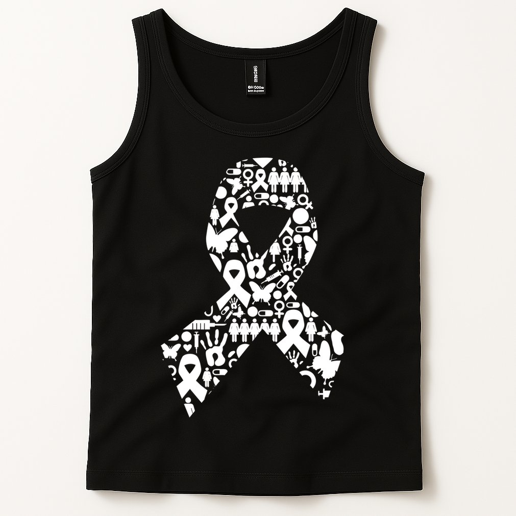 Ribbon Of Support Breast Cancer Tank Top