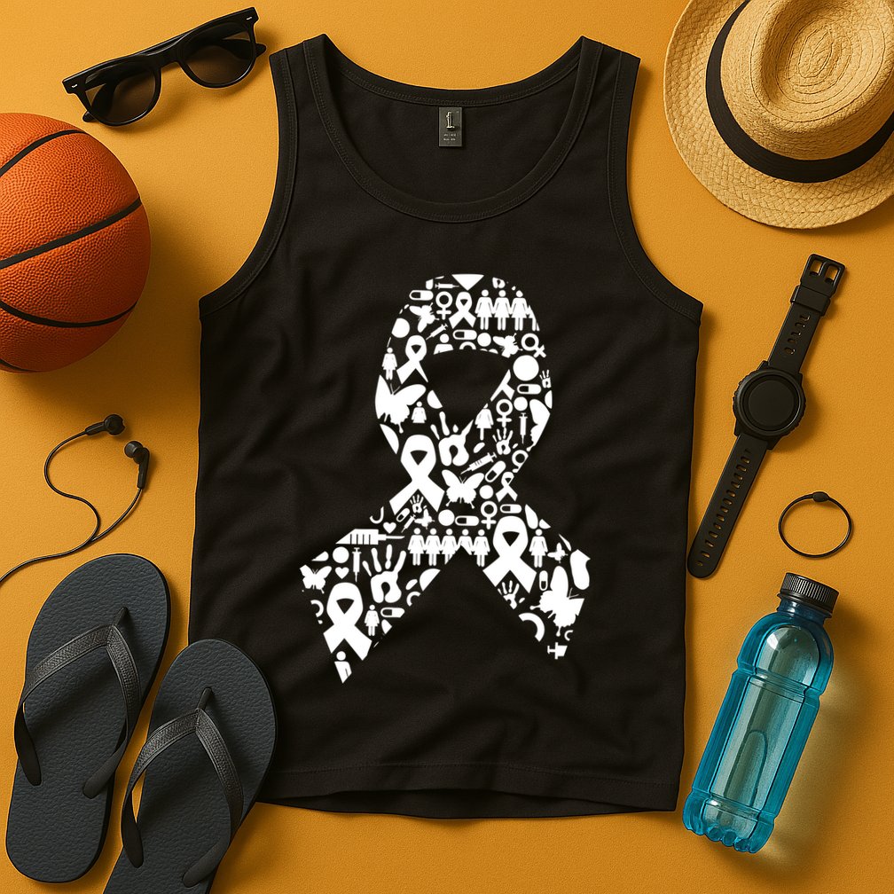 Ribbon Of Support Breast Cancer Tank Top