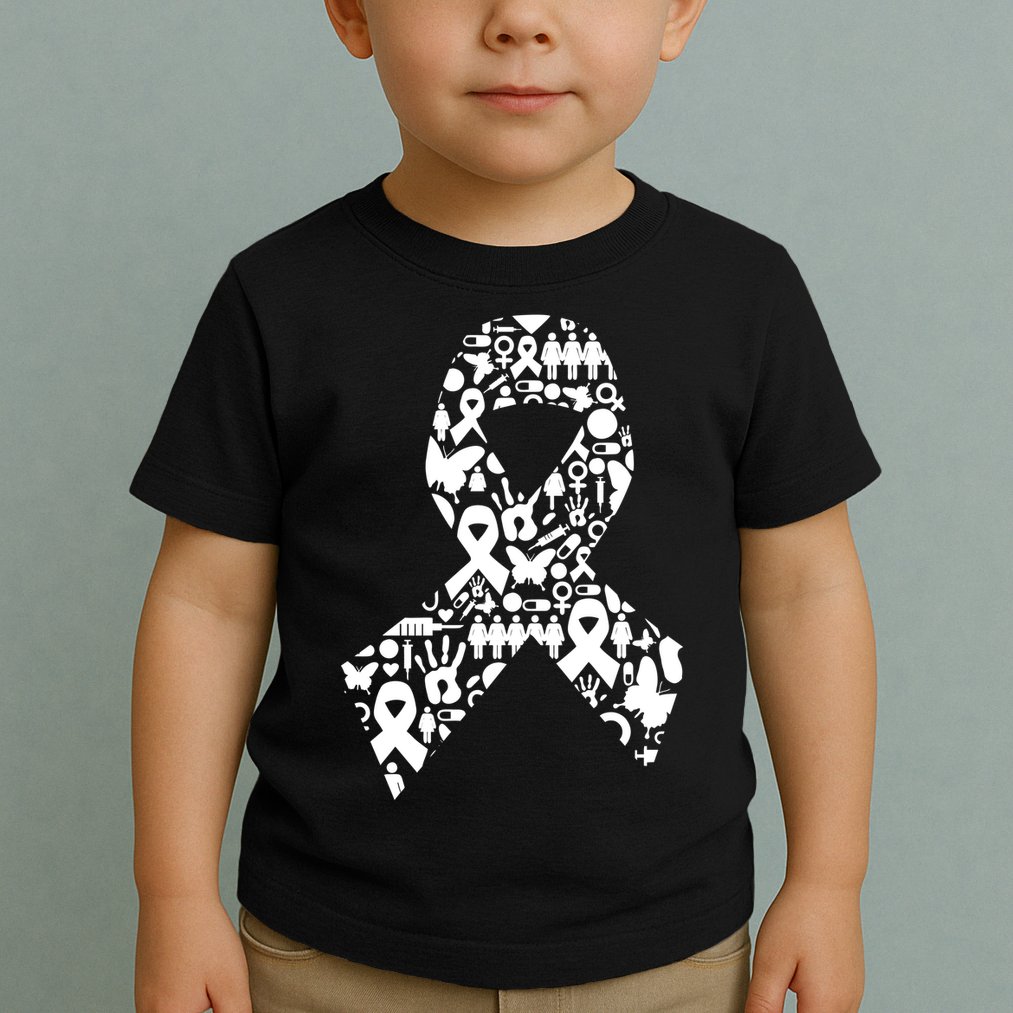 Ribbon Of Support Breast Cancer Toddler T-Shirt