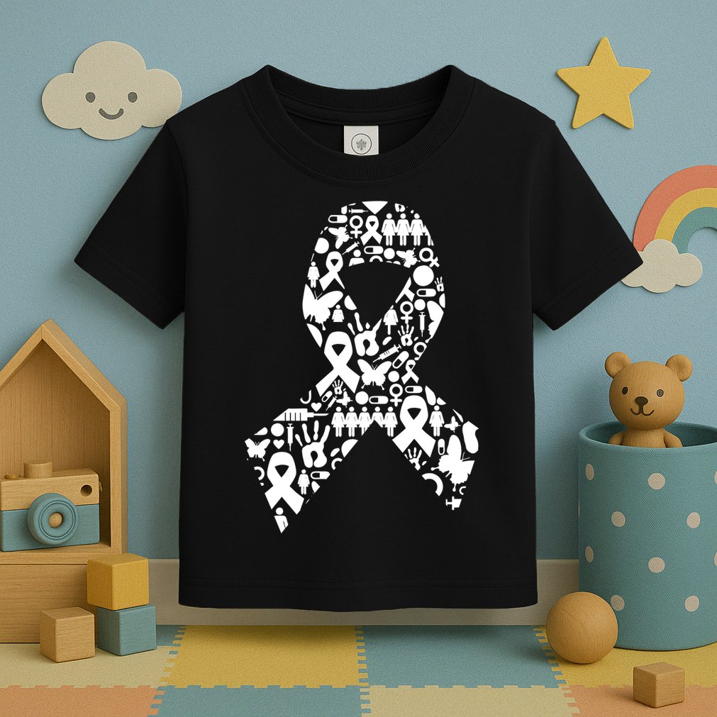 Ribbon Of Support Breast Cancer Toddler T-Shirt