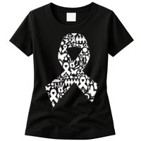 Ribbon Of Support Breast Cancer Womens T-Shirt