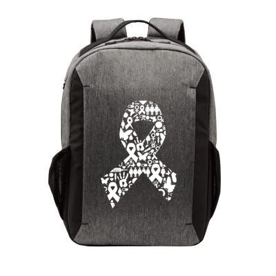 Ribbon Of Support Breast Cancer Vector Backpack