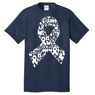 Ribbon Of Support Breast Cancer Tall T-Shirt