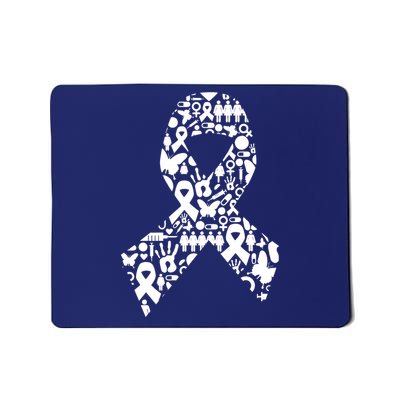 Ribbon Of Support Breast Cancer Mousepad