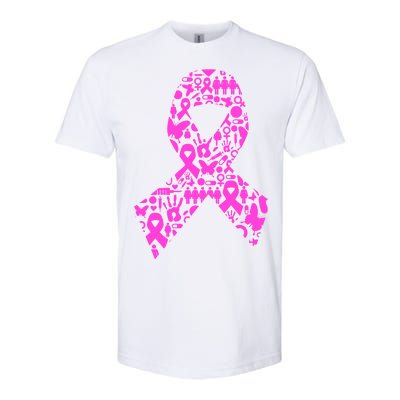 Ribbon Of Support Breast Cancer Softstyle® CVC T-Shirt