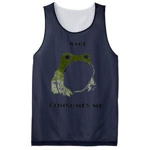 Rage Is Consuming Me Meme Frog Meme Mesh Reversible Basketball Jersey Tank