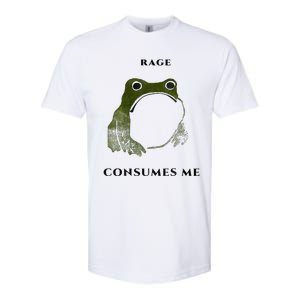 Rage Is Consuming Me Meme Frog Meme Softstyle CVC T-Shirt