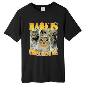 Rage Is Consuming Me Cat Meme Tall Fusion ChromaSoft Performance T-Shirt