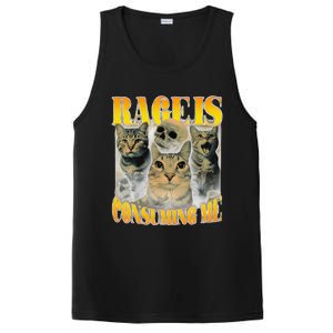 Rage Is Consuming Me Cat Meme PosiCharge Competitor Tank