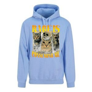 Rage Is Consuming Me Cat Meme Unisex Surf Hoodie