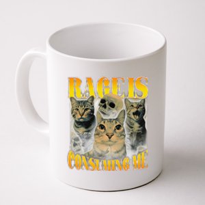 Rage Is Consuming Me Cat Meme Coffee Mug