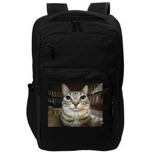 Rage Is Consuming Me Cat Meme Impact Tech Backpack