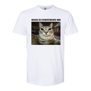 Rage Is Consuming Me Cat Meme Softstyle CVC T-Shirt