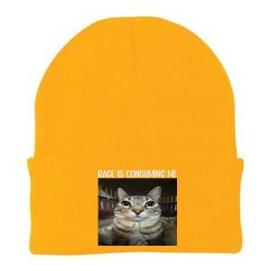 Rage Is Consuming Me Rage Cat Lovers Knit Cap Winter Beanie