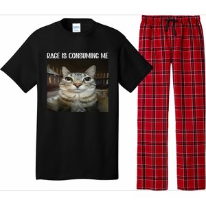 Rage Is Consuming Me Rage Cat Lovers Pajama Set