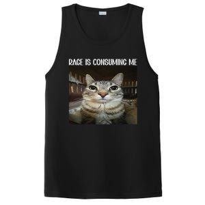 Rage Is Consuming Me Rage Cat Lovers PosiCharge Competitor Tank