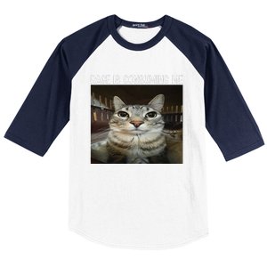 Rage Is Consuming Me Rage Cat Lovers Baseball Sleeve Shirt