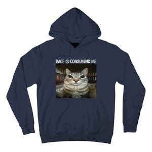 Rage Is Consuming Me Rage Cat Lovers Tall Hoodie