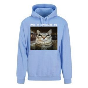 Rage Is Consuming Me Rage Cat Lovers Unisex Surf Hoodie