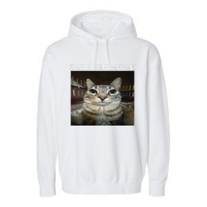 Rage Is Consuming Me Rage Cat Lovers Garment-Dyed Fleece Hoodie