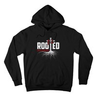 Rooted In Christ Christian Faith Religious Jesus Christ Hoodie