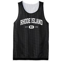 Rhode Island Cute Gift Retro Vintage Rhode Island Mesh Reversible Basketball Jersey Tank