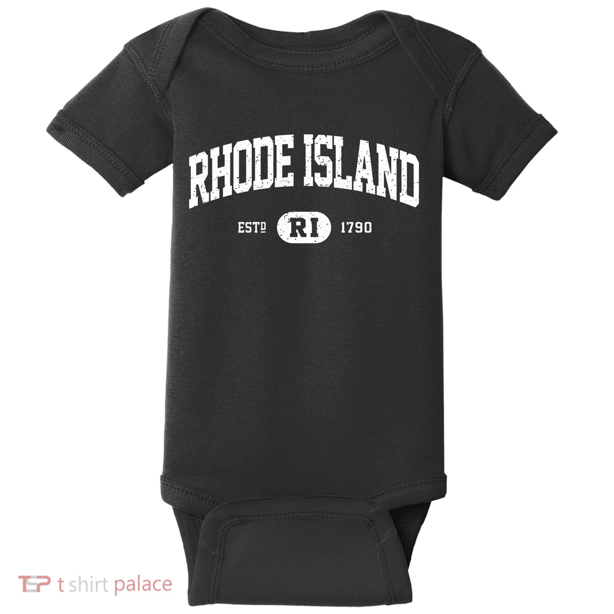Rhode Island Cute Gift Retro Vintage Rhode Island Baby Bodysuit