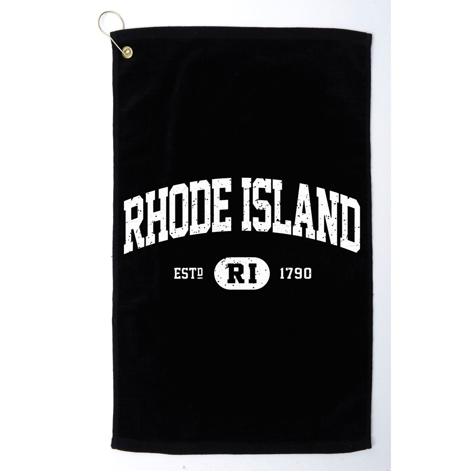 Rhode Island Cute Gift Retro Vintage Rhode Island Golf Towel