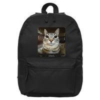 Rage Is Consuming Me Funny Meme Cat Joke Cat Lovers 16 in Basic Backpack