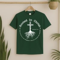 Rooted In Christ Christianity Quote T-Shirt