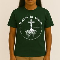 Rooted In Christ Christianity Quote T-Shirt
