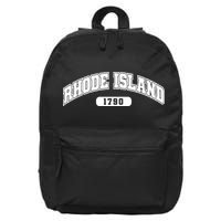 Rhode Island Collegiate Style 1790 16 in Basic Backpack