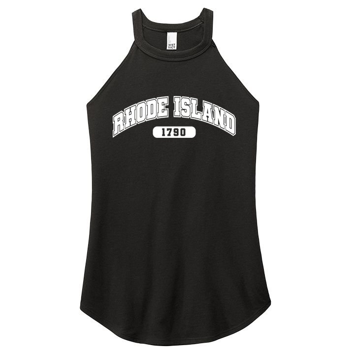 Rhode Island Collegiate Style 1790 Women's Perfect Tri Rocker Tank