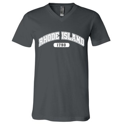 Rhode Island Collegiate Style 1790 V-Neck T-Shirt