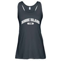 Rhode Island Collegiate Style 1790 Ladies Essential Flowy Tank