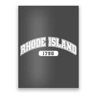 Rhode Island Collegiate Style 1790 Poster