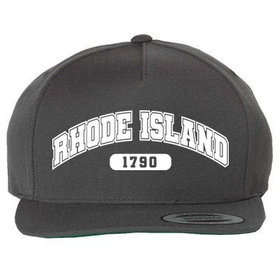 Rhode Island Collegiate Style 1790 Wool Snapback Cap