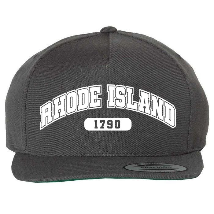 Rhode Island Collegiate Style 1790 Wool Snapback Cap