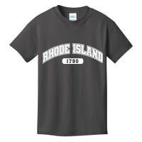 Rhode Island Collegiate Style 1790 Kids T-Shirt