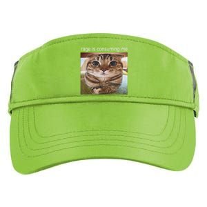 Rage Is Consuming Me Silly Cat Meme Adult Drive Performance Visor