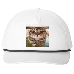 Rage Is Consuming Me Silly Cat Meme Snapback Five-Panel Rope Hat