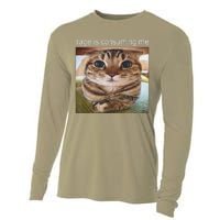 Rage Is Consuming Me Silly Cat Meme Cooling Performance Long Sleeve Crew