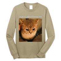 Rage Is Consuming Me Cat Meme Long Sleeve Shirt