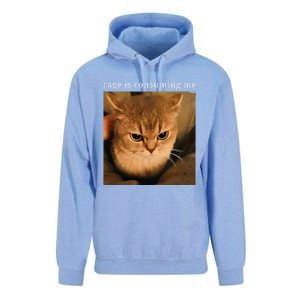 Rage Is Consuming Me Cat Meme Unisex Surf Hoodie