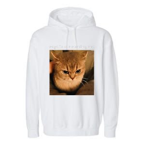 Rage Is Consuming Me Cat Meme Garment-Dyed Fleece Hoodie