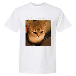 Rage Is Consuming Me Cat Meme Garment-Dyed Heavyweight T-Shirt